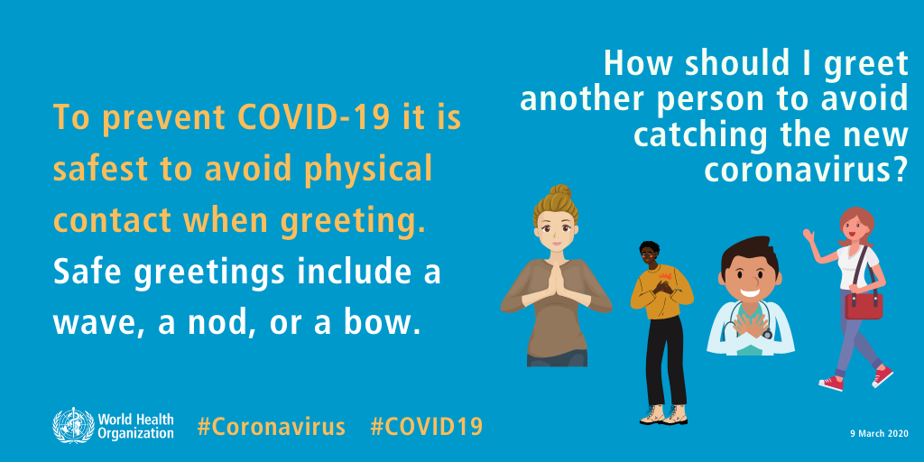 Coronavirus: Time to Rethink the Handshake